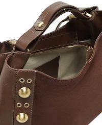 Arezzo Owen Medium Suede Tote