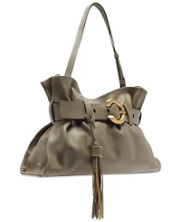 Arezzo Rivera Medium Leather Clutch