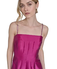 Eliza J Women's Solid Color Square-Neck Sleeveless Midi Dress
