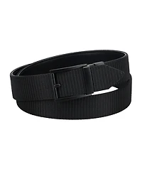 Kenneth Cole Reaction Men's Two-in-One Reversible Fabric and Artificial Leather Track Lock Belt