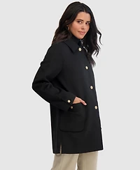 Tahari Women's Collared Single-Breasted Coat