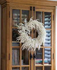 Nearly Natural 24" Artificial Touch Norfolk Island Pine Wreath with Natural Look