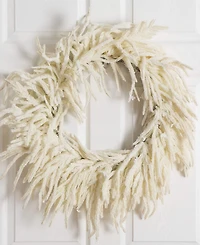 Nearly Natural 24" Artificial Touch Norfolk Island Pine Wreath with Natural Look
