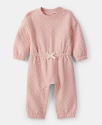 Carter's Baby Girls Long-Sleeve Quilted Jumpsuit