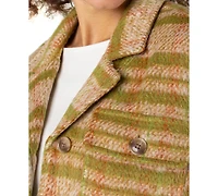Liverpool Los Angeles Women's Button-Front Boxy Jacket
