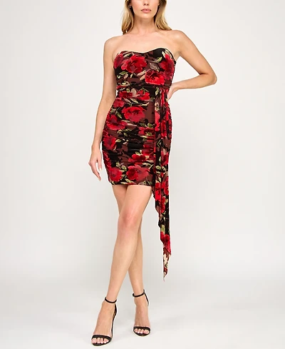 Bcx Juniors' Sleeveless Sweetheart Bodycon Dress
