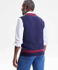 Club Room Men's Regular-Fit 100% Cashmere V-Neck Sweater Vest, Macy's Exclusive