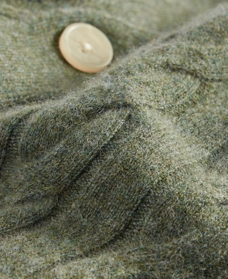 Club Room Men's Regular-Fit Cable-Knit 100% Cashmere Cardigan, Macy's Exclusive