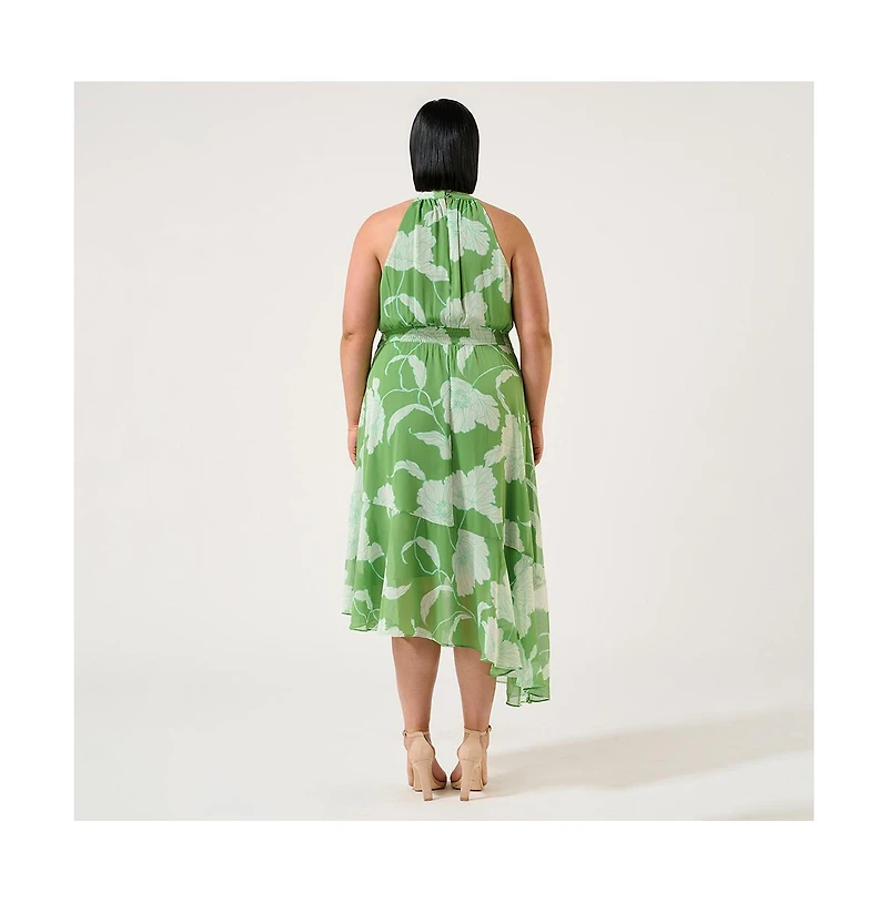 Estelle Seafall Halter-Neck Dress