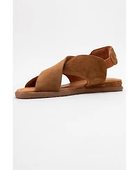 Broods Elastic Leather Slip On Sandals (Women)