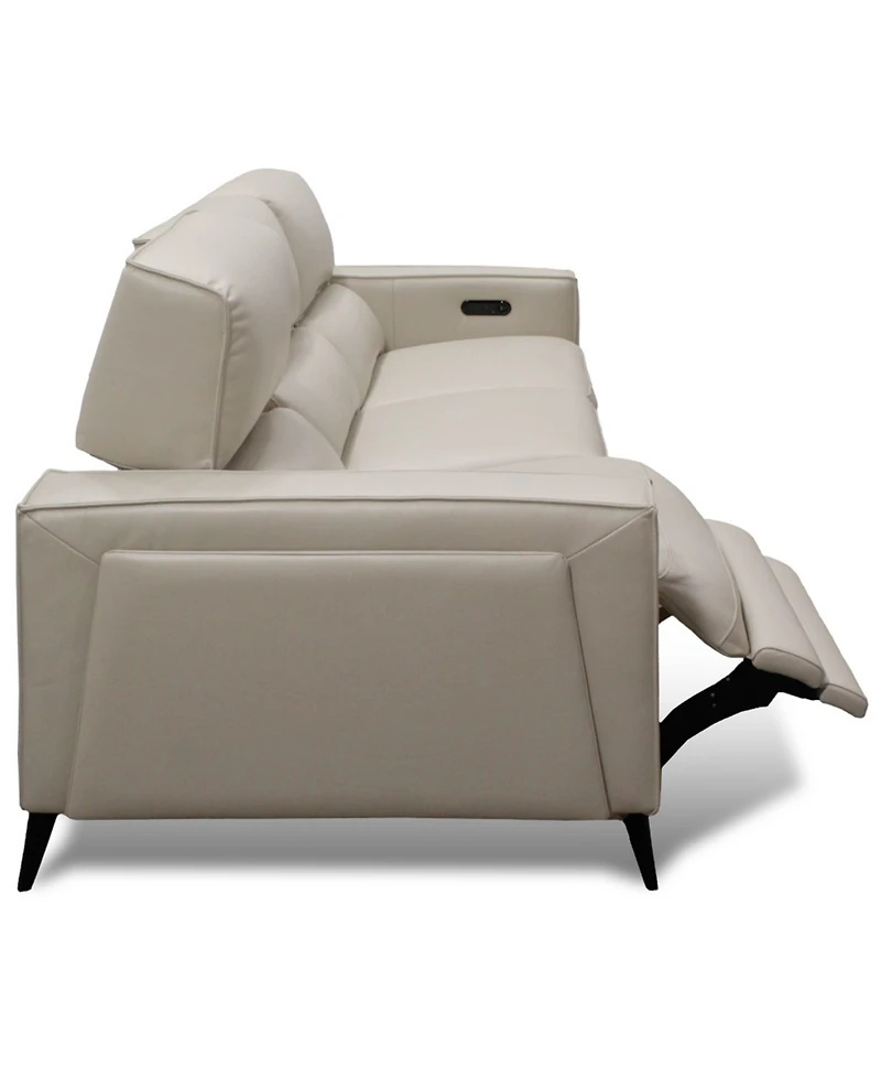 Neiwert 3-Pc. Leather Sofa Sectional with 2 Power Recliners