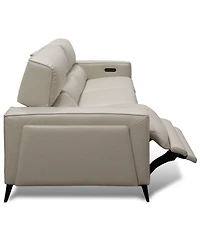 Neiwert 3-Pc. Leather Sofa Sectional with 2 Power Recliners