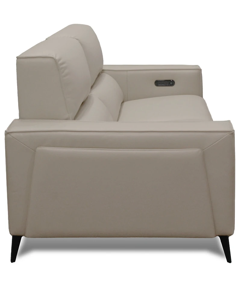 Neiwert 2-Pc. Leather Sofa Sectional with 2 Power Recliners