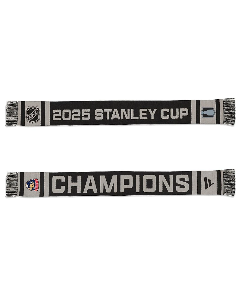 Fanatics Gray Florida Panthers 2025 Stanley Cup Champions Locker Room Scarf