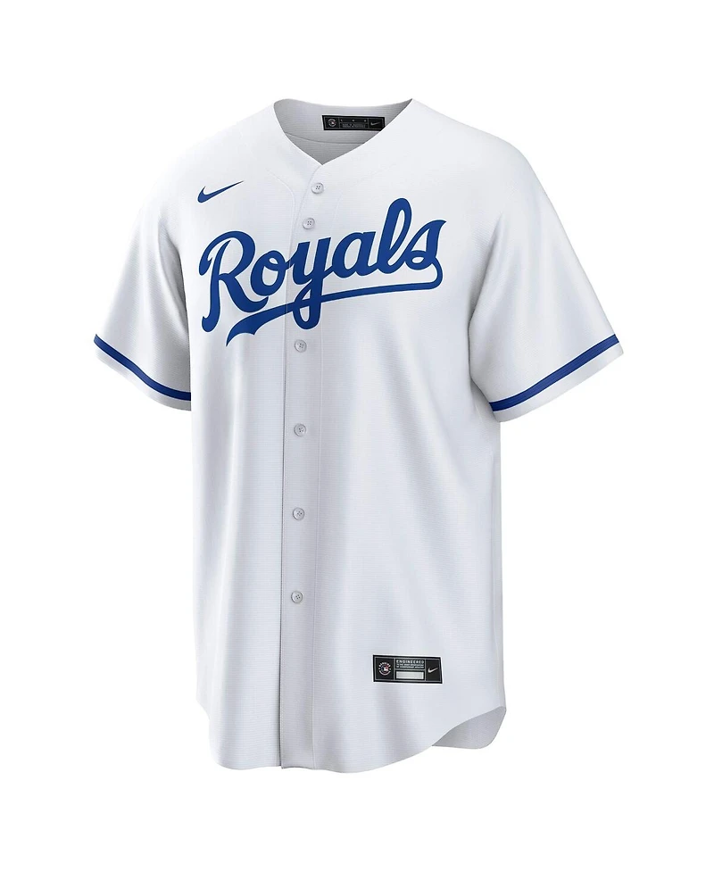 Nike Men's Salvador Perez White Kansas City Royals Home Replica Player Jersey