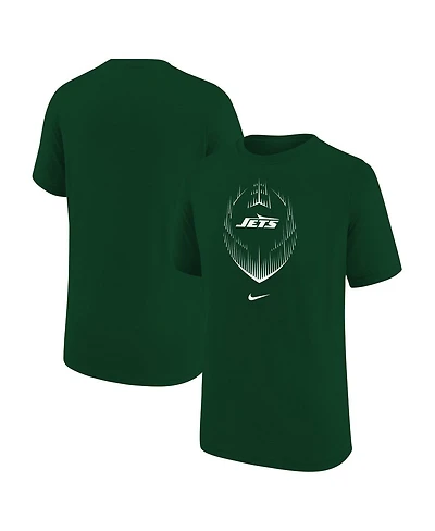 Nike Big Boys and Girls Green New York Jets Legend Icon T-Shirt