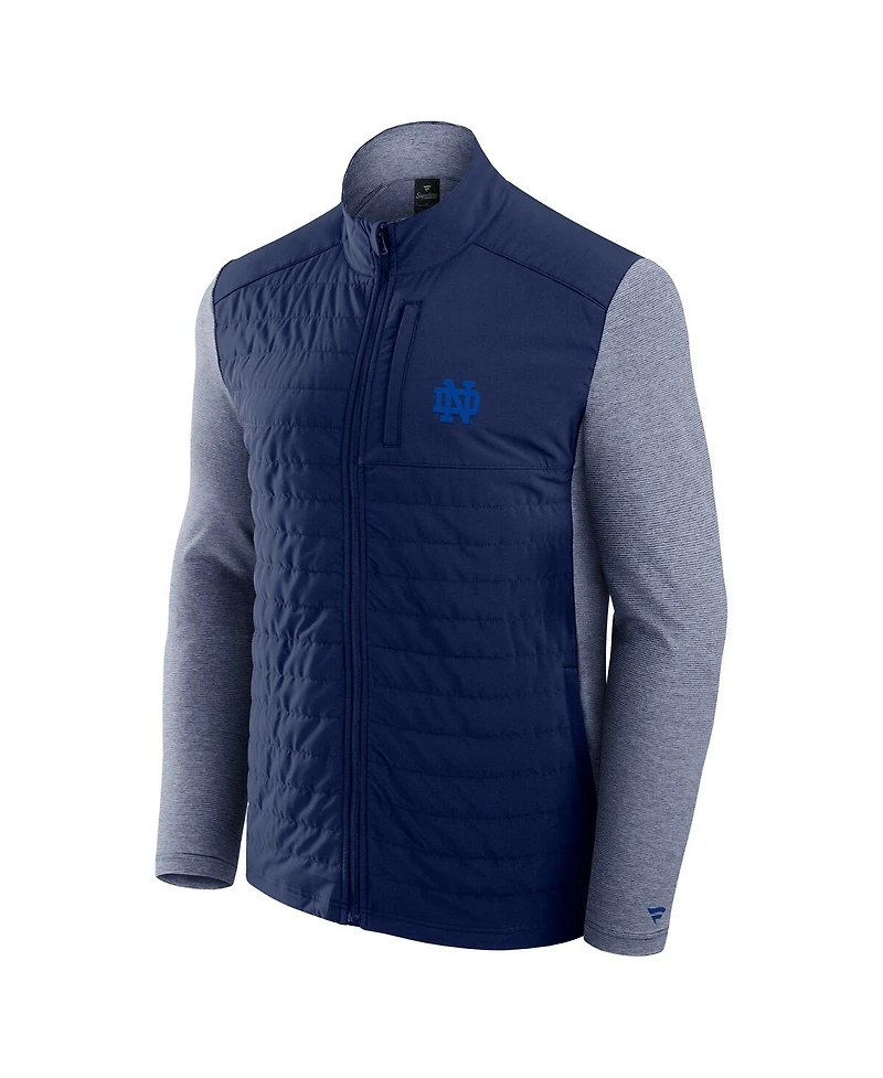 Fanatics Men's Navy Notre Dame Fighting Irish Tonal Primary Logo Full-Zip Jacket