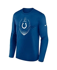 Nike Men's Royal Indianapolis Colts Icon Legend Performance Long Sleeve T-Shirt