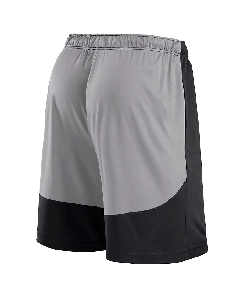 Fanatics Men's Black/Gray Miami Marlins Go Hard Shorts