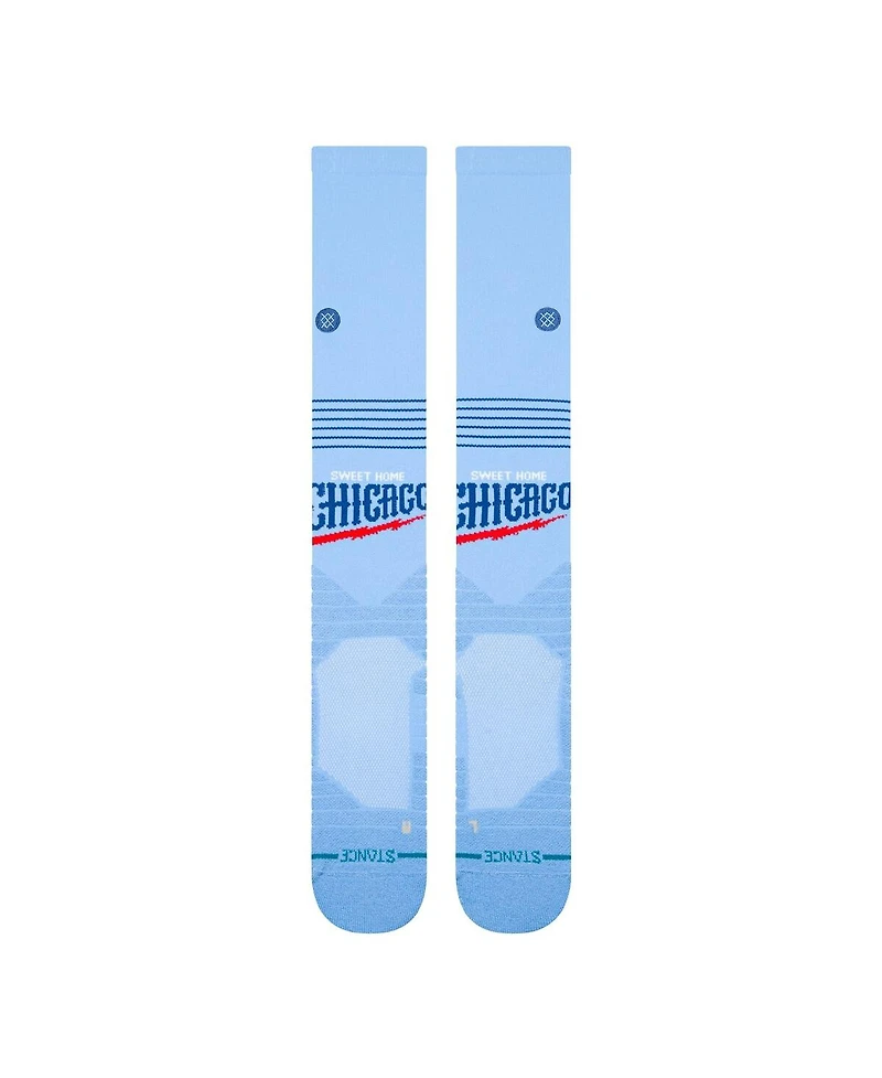Stance Men's and Women's Light Blue Chicago Cubs 2025 Alternate Uniform Over the Calf Socks