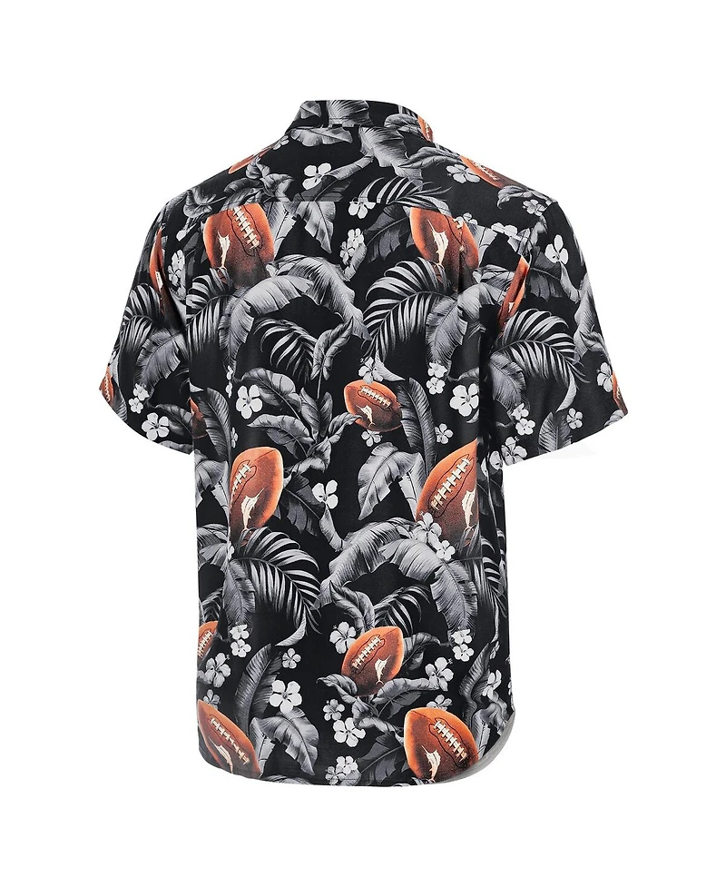Tommy Bahama Men's Black Texas A&M Aggies Veracruz Cay First Down Blooms Button-Up Shirt
