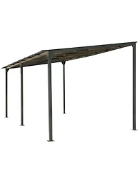 Streamdale Furniture Wall-Mounted Gazebo 14.76x9.22 Ft