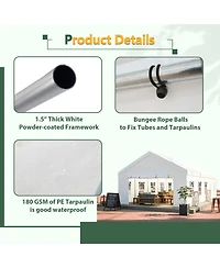 Streamdale Furniture 16x32 Party Tent w/ Sidewalls & Bags - Wedding Bbq Camping