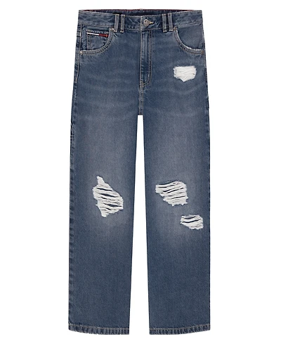 Tommy Hilfiger Big Girls Wide Leg Carpenter Jeans