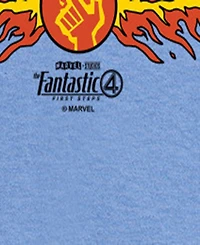 Airwaves Men's The Fantastic Four First Steps Human Torch Short Sleeve T-Shirt