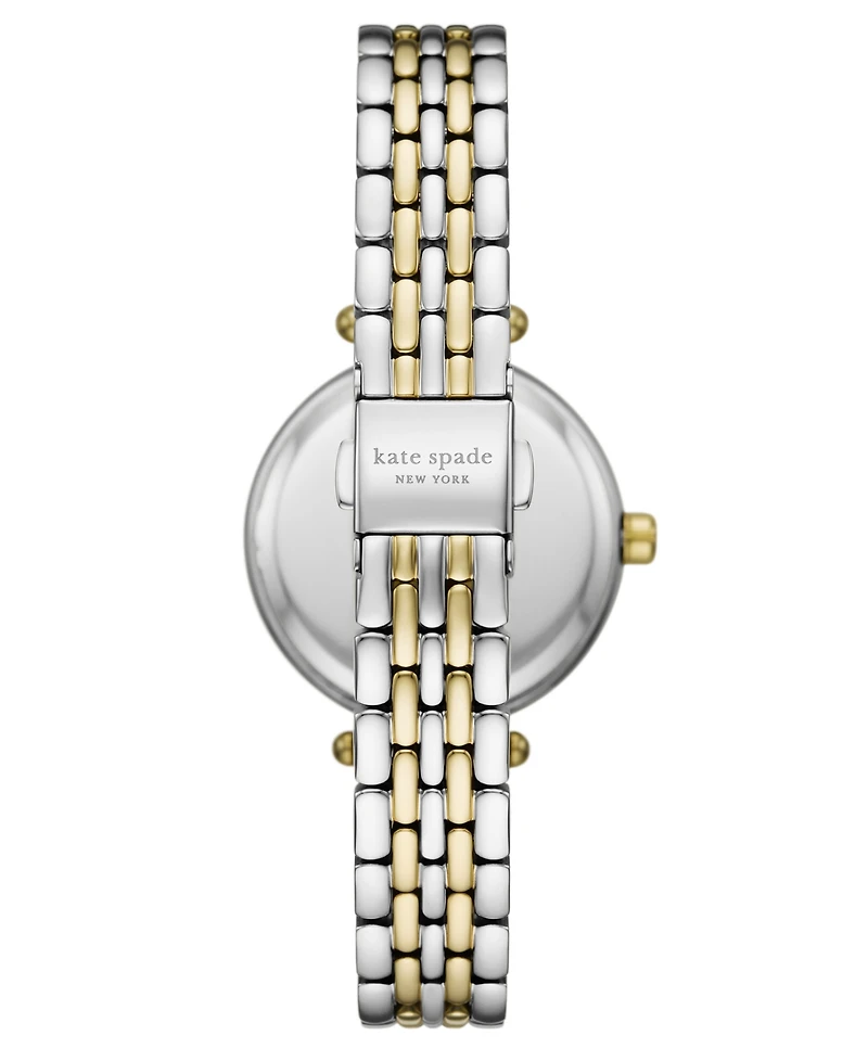 Kate Spade New York Women's Gracie Round Three-Hand Two-Tone Stainless-Steel Watch, 32mm