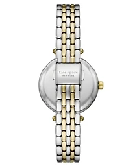 Kate Spade New York Women's Gracie Round Three-Hand Two-Tone Stainless-Steel Watch, 32mm