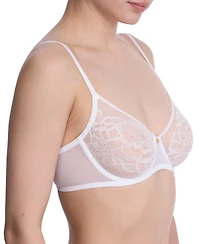 Natori Women's Flora Lace Unlined Underwire Balconette Bra 714150