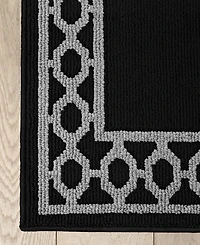 Jean Pierre Christine Trellis Border Tufted Runner Rug