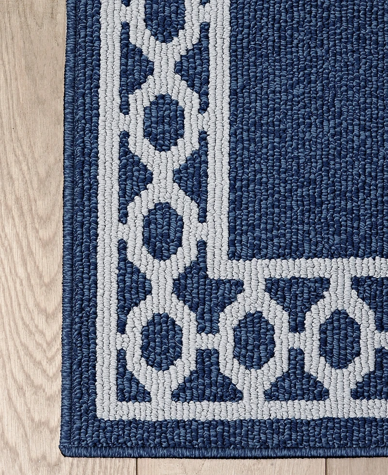 Jean Pierre Christine Trellis Border Tufted Runner Rug, 26" x 72"