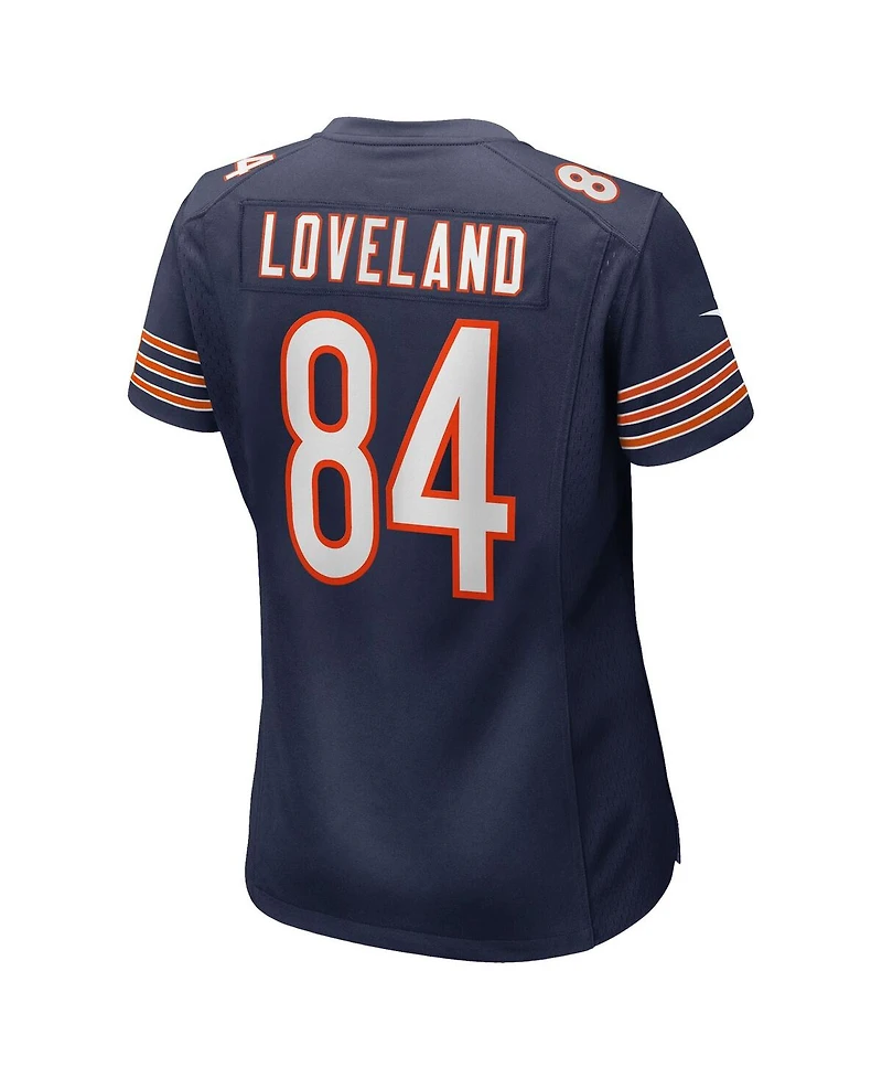 Nike Women's Colston Loveland Navy Chicago Bears Team Game Jersey