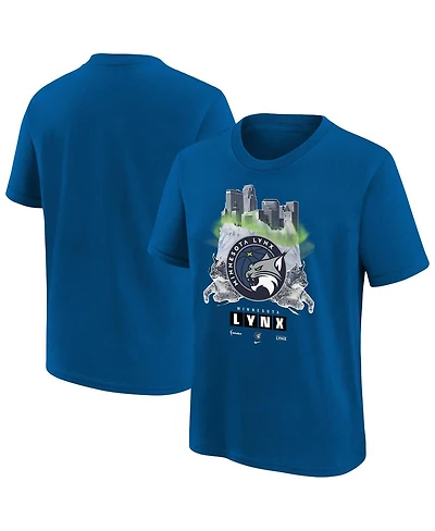 Nike Big Boys and Girls Blue Minnesota Lynx Original Content T-Shirt