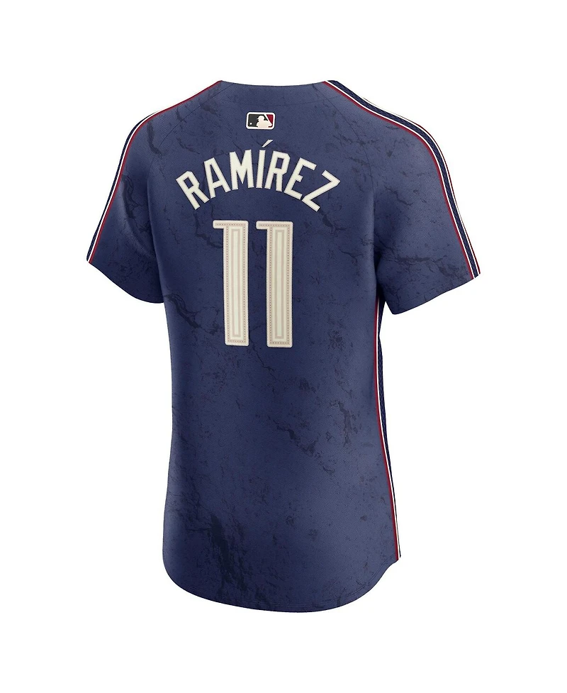 Nike Men's Jose Ramirez Navy Cleveland Guardians City Connect Elite Jersey