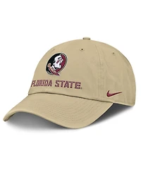 Nike Men's Gold Florida State Seminoles 2025 Sideline Club Adjustable Hat