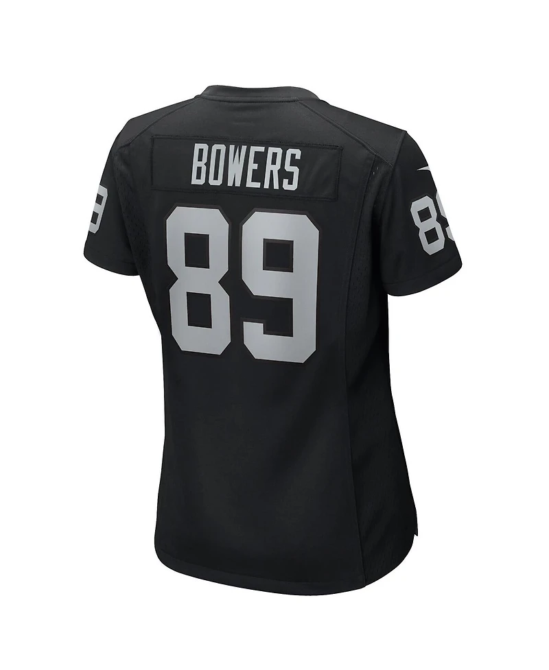 Nike Women's Brock Bowers Black Las Vegas Raiders Team Game Jersey