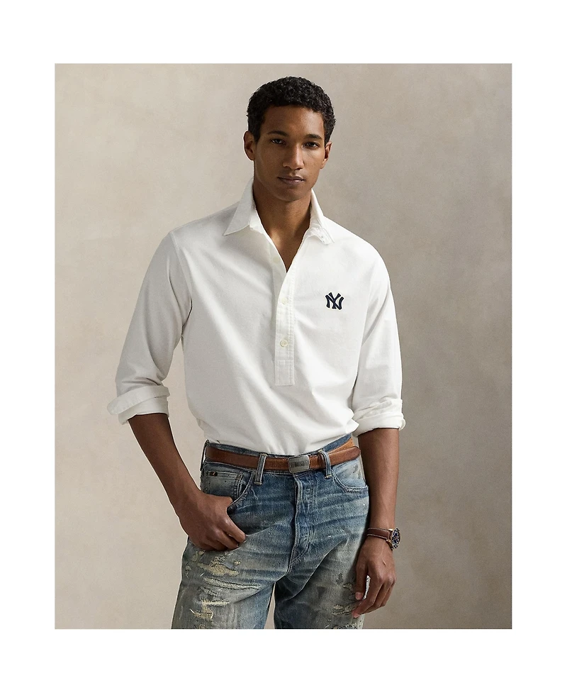 Polo Ralph Lauren White Yankees Oxford Shirt