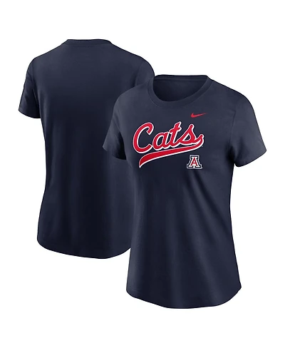 Nike Women's Navy Arizona Wildcats Local Script T-Shirt