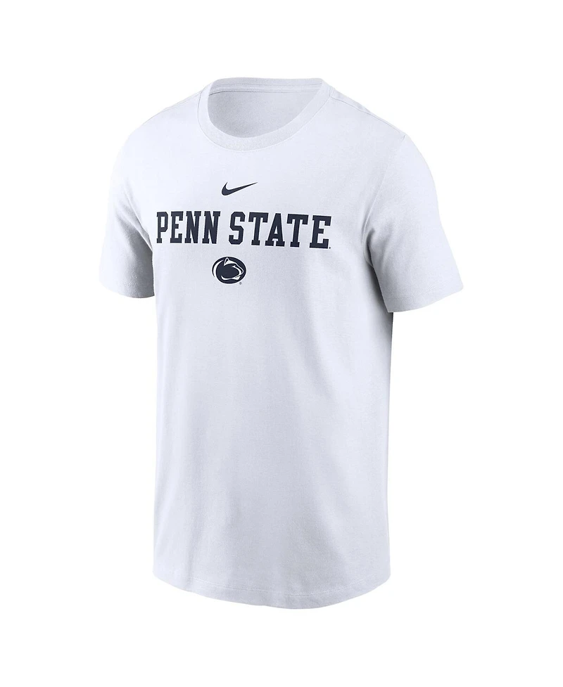 Nike Men's White Penn State Nittany Lions 2-Hit Stacked T-Shirt