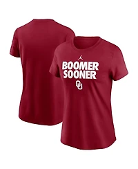 Jordan Women's Crimson Oklahoma Sooners Local Ultimate Chant T-Shirt