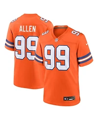 Nike Men's Zach Allen Orange Denver Broncos Alternate Game Jersey
