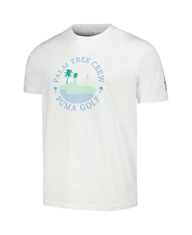 Puma Men's x Ptc White Wm Phoenix Open Island Cloudspun T-Shirt