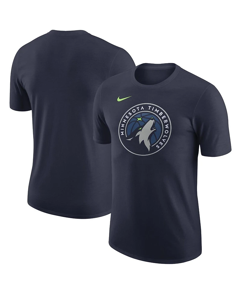 Nike Men's Navy Minnesota Timberwolves Essential T-Shirt