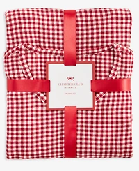 Charter Club Women's 2-Pc. Printed Long-Sleeve Packaged Pajamas Set, Created for Macy's