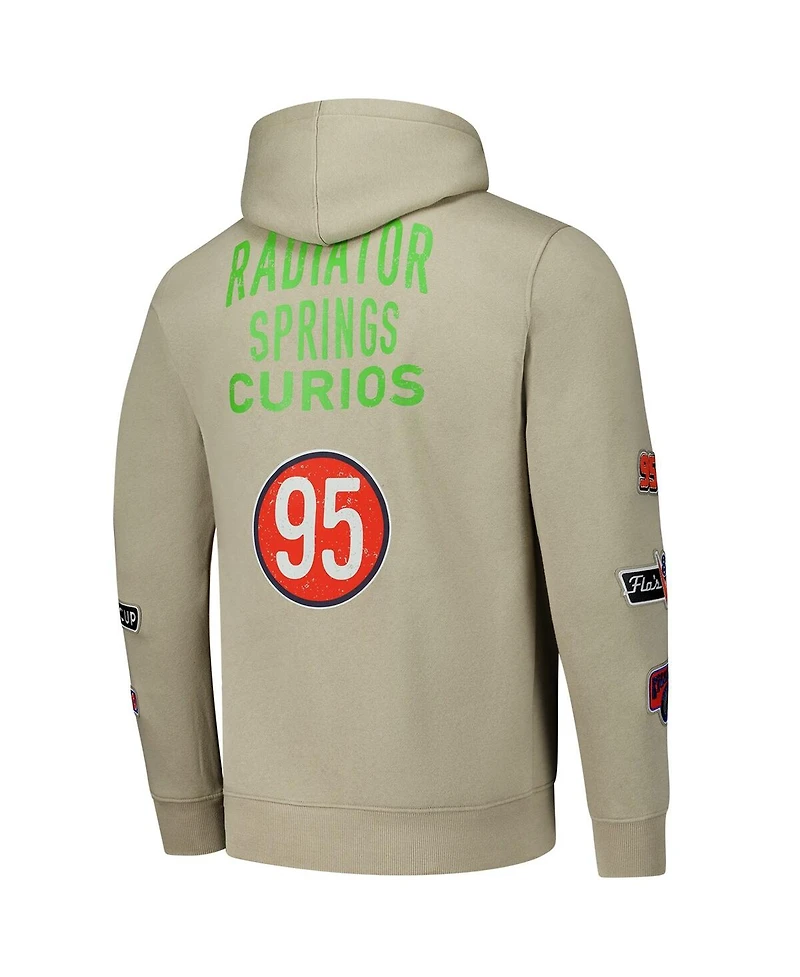 Freeze Max Men's Tan Cars Radiator Springs Pullover Hoodie