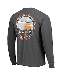 Image One Men's Black Oregon State Beavers Circle Campus Scene Long Sleeve T-Shirt