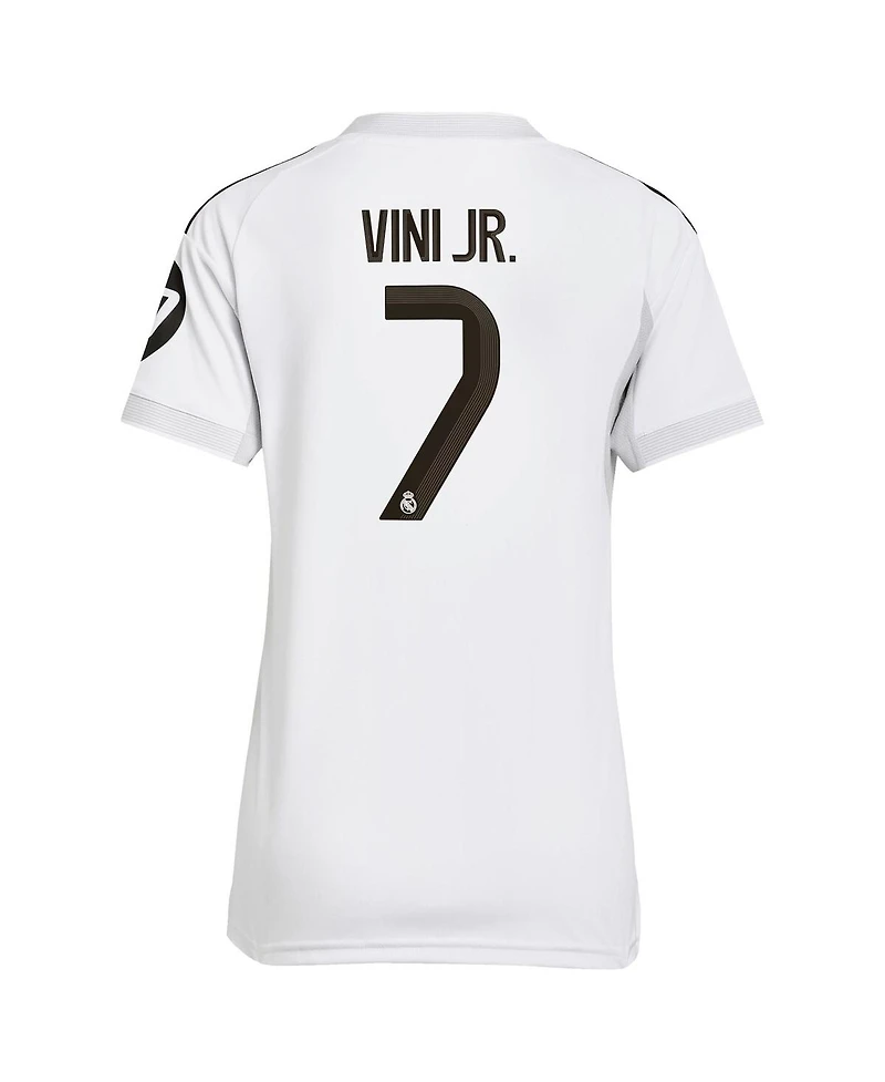 Adidas Women's Vini Jr. White Real Madrid 2025/26 Home Replica Jersey